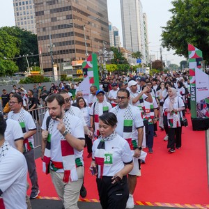 Race photo from WALK FOR PALESTINE