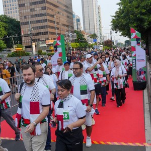 Race photo from WALK FOR PALESTINE