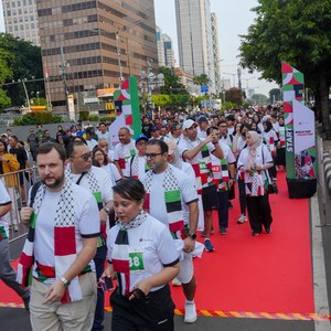 Race photo from WALK FOR PALESTINE