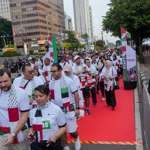 Race photo from WALK FOR PALESTINE