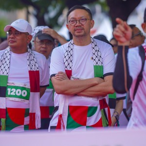 Race photo from WALK FOR PALESTINE