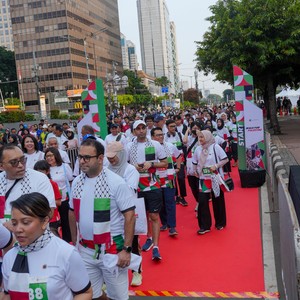 Race photo from WALK FOR PALESTINE