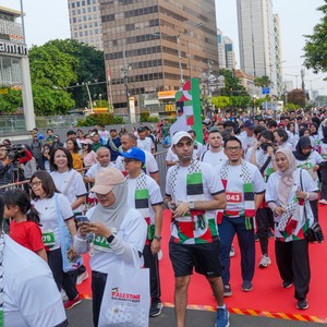 Race photo from WALK FOR PALESTINE
