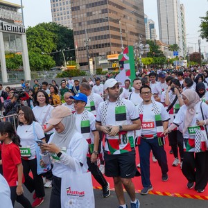 Race photo from WALK FOR PALESTINE