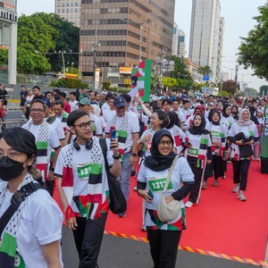 Race photo from WALK FOR PALESTINE