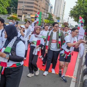 Race photo from WALK FOR PALESTINE