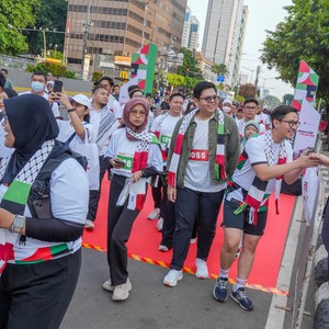 Race photo from WALK FOR PALESTINE