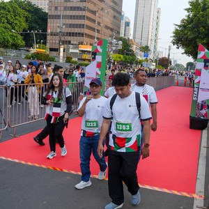 Race photo from WALK FOR PALESTINE