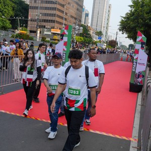 Race photo from WALK FOR PALESTINE