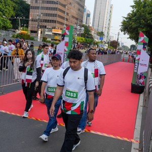 Race photo from WALK FOR PALESTINE