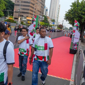 Race photo from WALK FOR PALESTINE