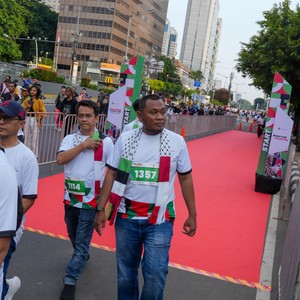 Race photo from WALK FOR PALESTINE