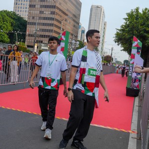 Race photo from WALK FOR PALESTINE
