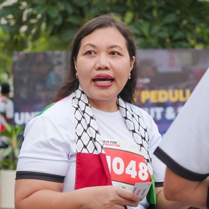 Race photo from WALK FOR PALESTINE