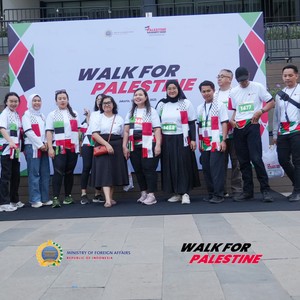 Race photo from WALK FOR PALESTINE