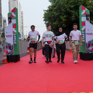 Race photo from WALK FOR PALESTINE