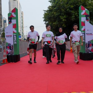 Race photo from WALK FOR PALESTINE