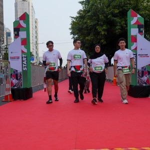 Race photo from WALK FOR PALESTINE