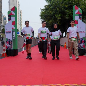 Race photo from WALK FOR PALESTINE