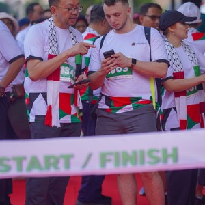 Race photo from WALK FOR PALESTINE