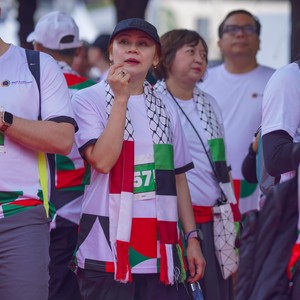 Race photo from WALK FOR PALESTINE