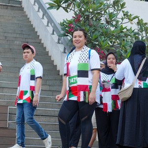 Race photo from WALK FOR PALESTINE