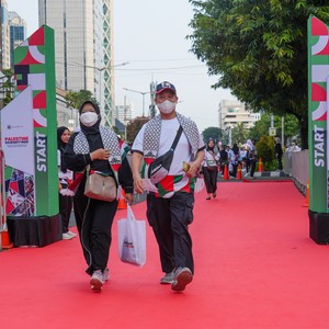 Race photo from WALK FOR PALESTINE