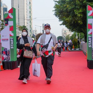 Race photo from WALK FOR PALESTINE