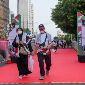 Race photo from WALK FOR PALESTINE