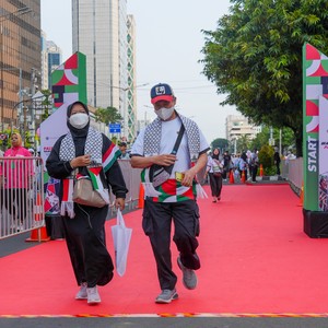 Race photo from WALK FOR PALESTINE
