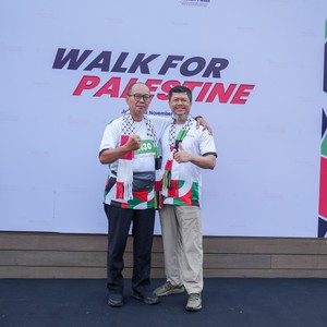 Race photo from WALK FOR PALESTINE