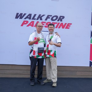 Race photo from WALK FOR PALESTINE
