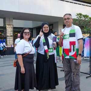 Race photo from WALK FOR PALESTINE