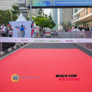 Race photo from WALK FOR PALESTINE