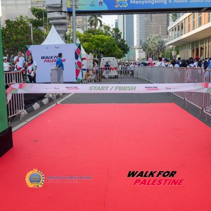 Race photo from WALK FOR PALESTINE