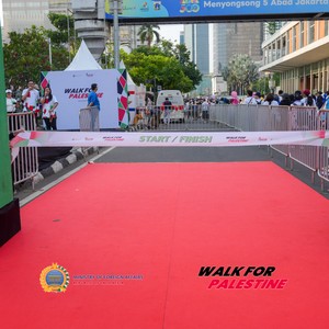Race photo from WALK FOR PALESTINE