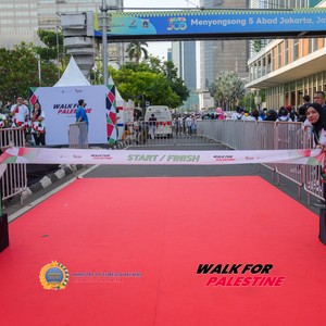 Race photo from WALK FOR PALESTINE