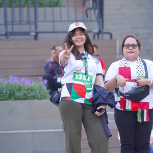 Race photo from WALK FOR PALESTINE