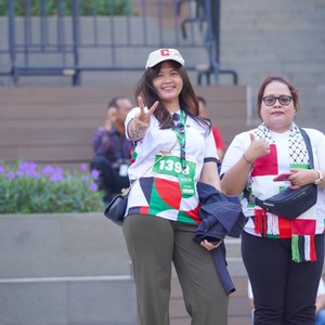 Race photo from WALK FOR PALESTINE