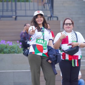 Race photo from WALK FOR PALESTINE