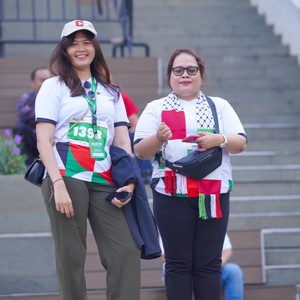 Race photo from WALK FOR PALESTINE