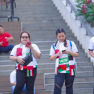 Race photo from WALK FOR PALESTINE