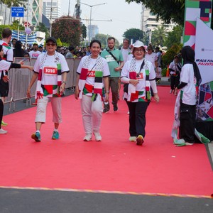 Race photo from WALK FOR PALESTINE