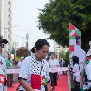 Race photo from WALK FOR PALESTINE