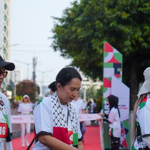 Race photo from WALK FOR PALESTINE