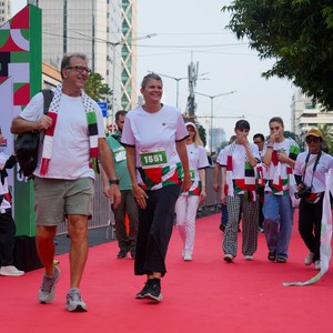 Race photo from WALK FOR PALESTINE