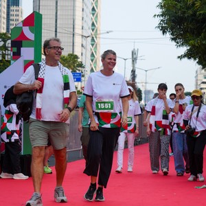 Race photo from WALK FOR PALESTINE