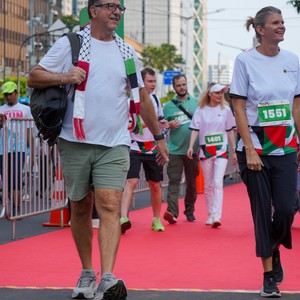Race photo from WALK FOR PALESTINE