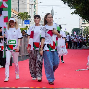 Race photo from WALK FOR PALESTINE