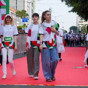 Race photo from WALK FOR PALESTINE